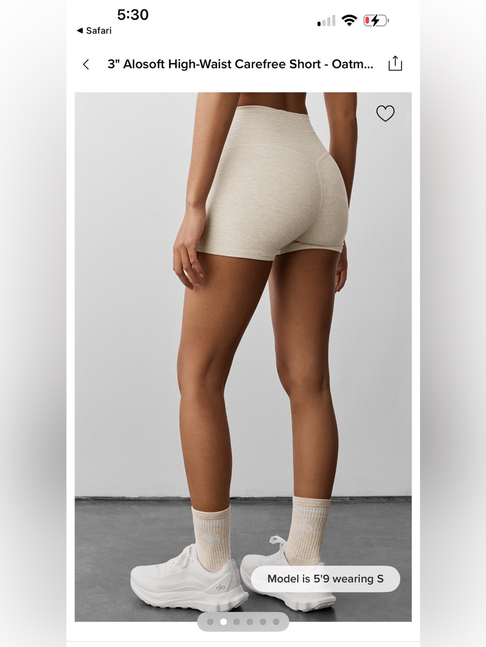 Alo shorts - Picture 2 of 3